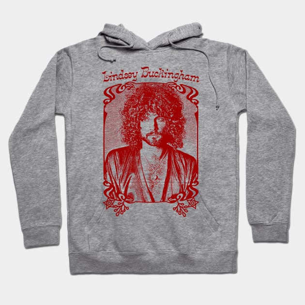 Lindsey Buckingham /\/\/\/ Original Retro Style Fan Design Hoodie by DankFutura